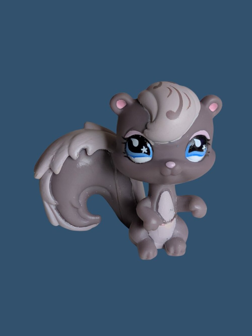 Littlest Pet Shop G2 Gray Squirrel Skunk Mold  #484